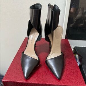 Tamara Mellon Black Ankle Strap High Heel